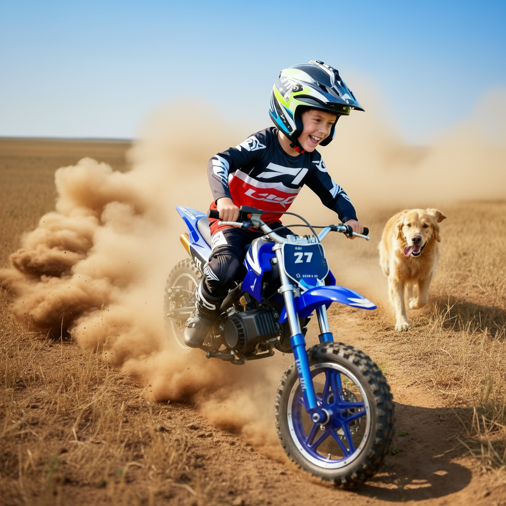 PITBIKE 49cc para Niños | Moto Infantil Todo Terreno