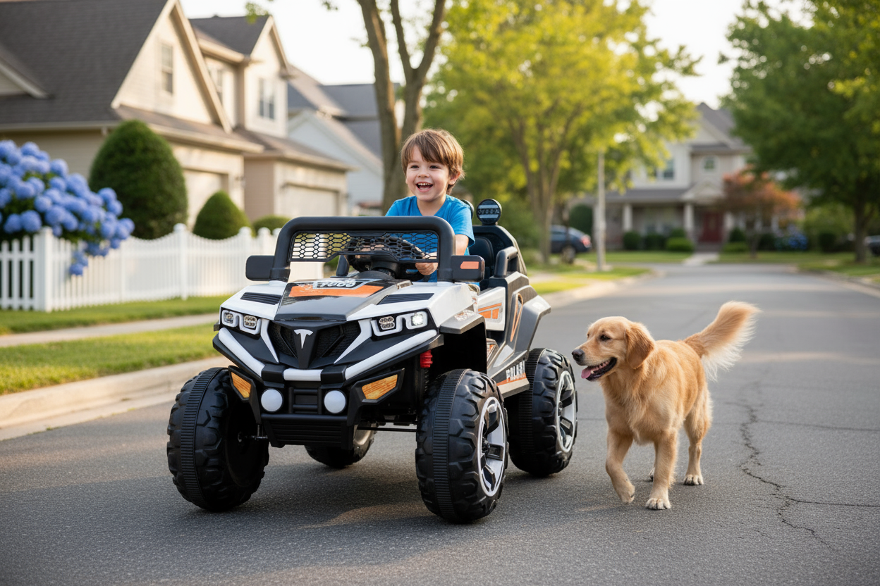 Power Jeep 4x4 Eléctrico para Niños | Con Control Parental