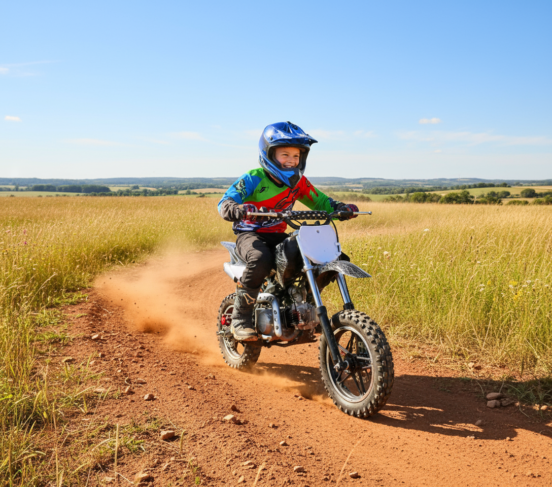 PITBIKE 49cc para Niños | Moto Infantil Todo Terreno