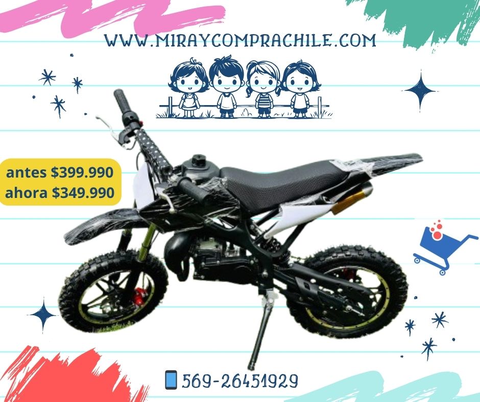 PITBIKE 49cc para Niños | Moto Infantil Todo Terreno